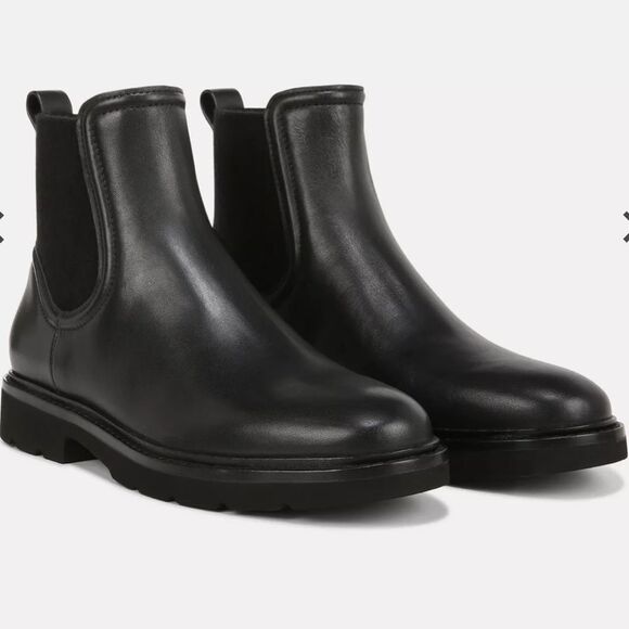 VINCE Rue Leather Lug Boot NEW - Picture 1 of 5